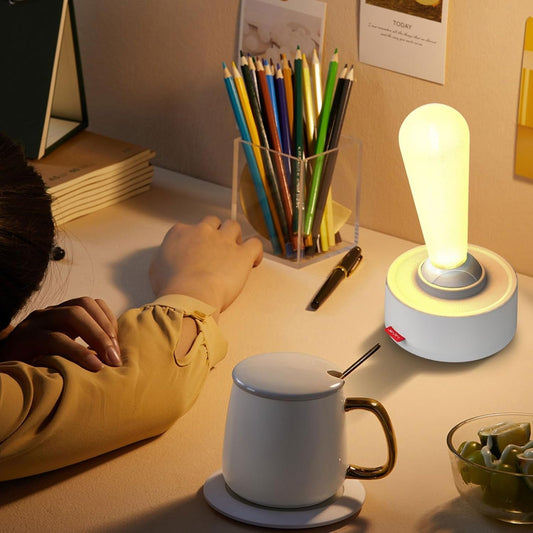 Joystick LED Table Lamp – Rechargeable, Adjustable & Multi-Purpose