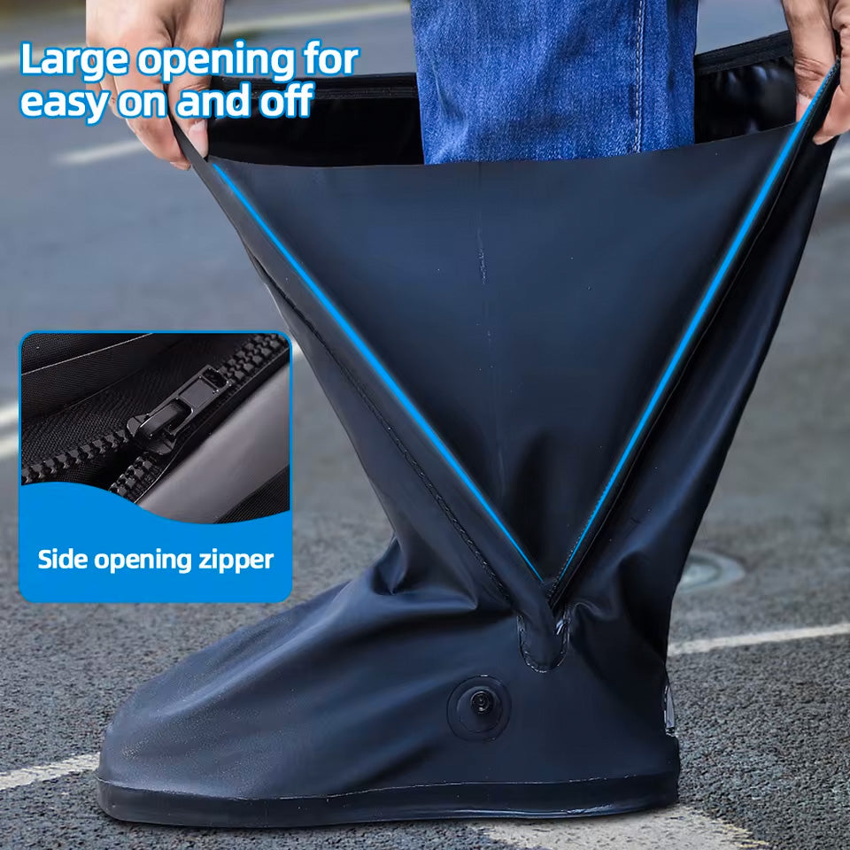 Shoe Rain Cover - Waterproof & Reusable Long Shoe Cover For Man & Women