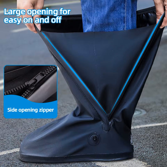 Shoe Rain Cover - Waterproof & Reusable Long Shoe Cover For Man & Women