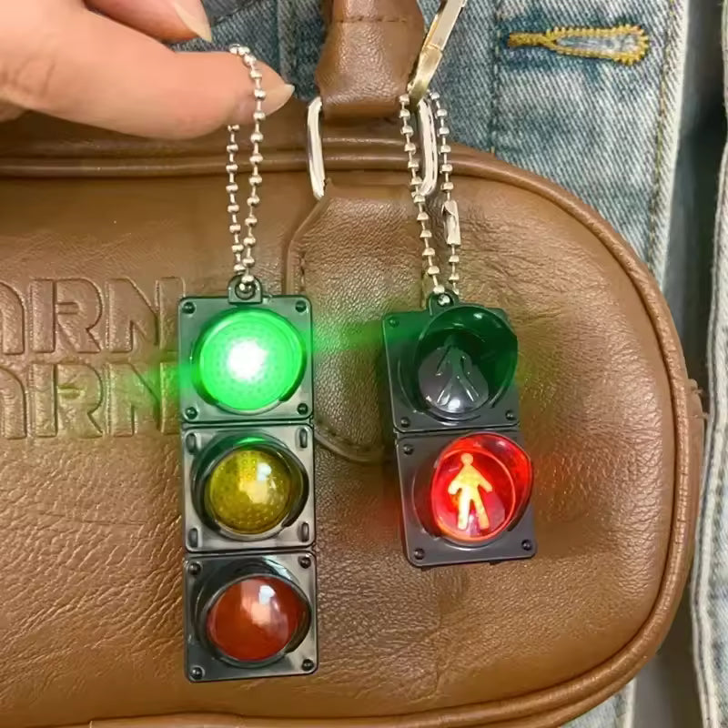 Traffic Light LED Keychain – (Combo Offer)