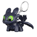 Toothless Light-Up Night Fury/White Fury Keychain