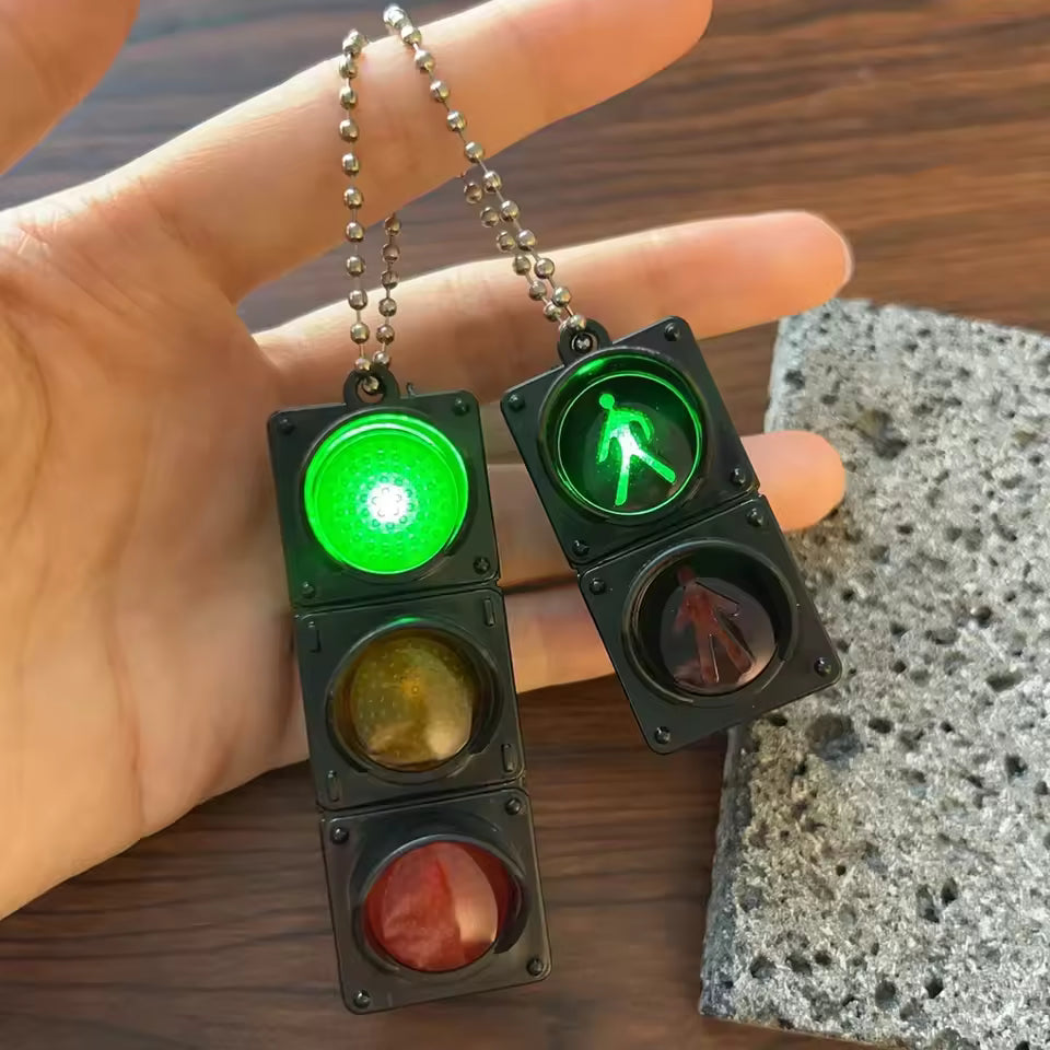 Traffic Light LED Keychain – (Combo Offer)