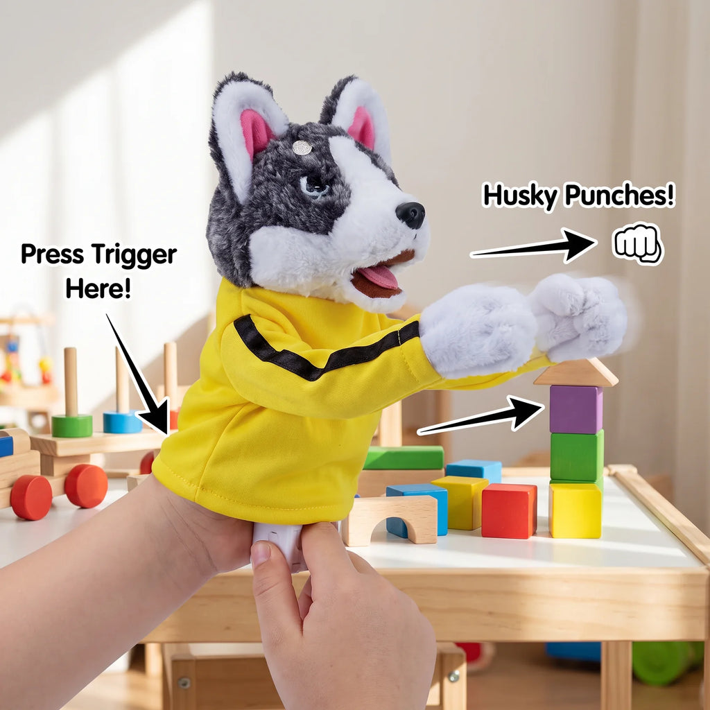 Boxing Dog – Interactive Punching Puppet