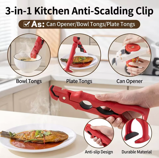 3-in-1 Heat-Resistant Bowl Holder & Bottle Opener
